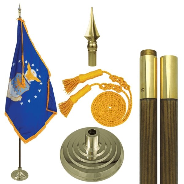 US Air Force Indoor Flag Set 3'x5' 8'